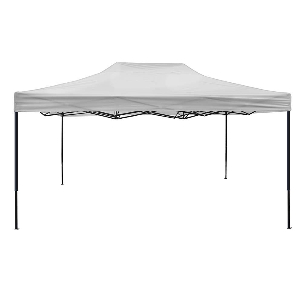 OTLIVE Canopy Tent With 420D Waterproof Top Portable Pop Up Tents For Outdoor Events Wedding Parties (10x15, White And Black)